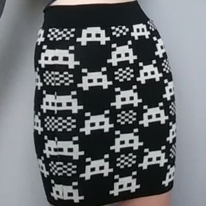 Space Invaders skirt